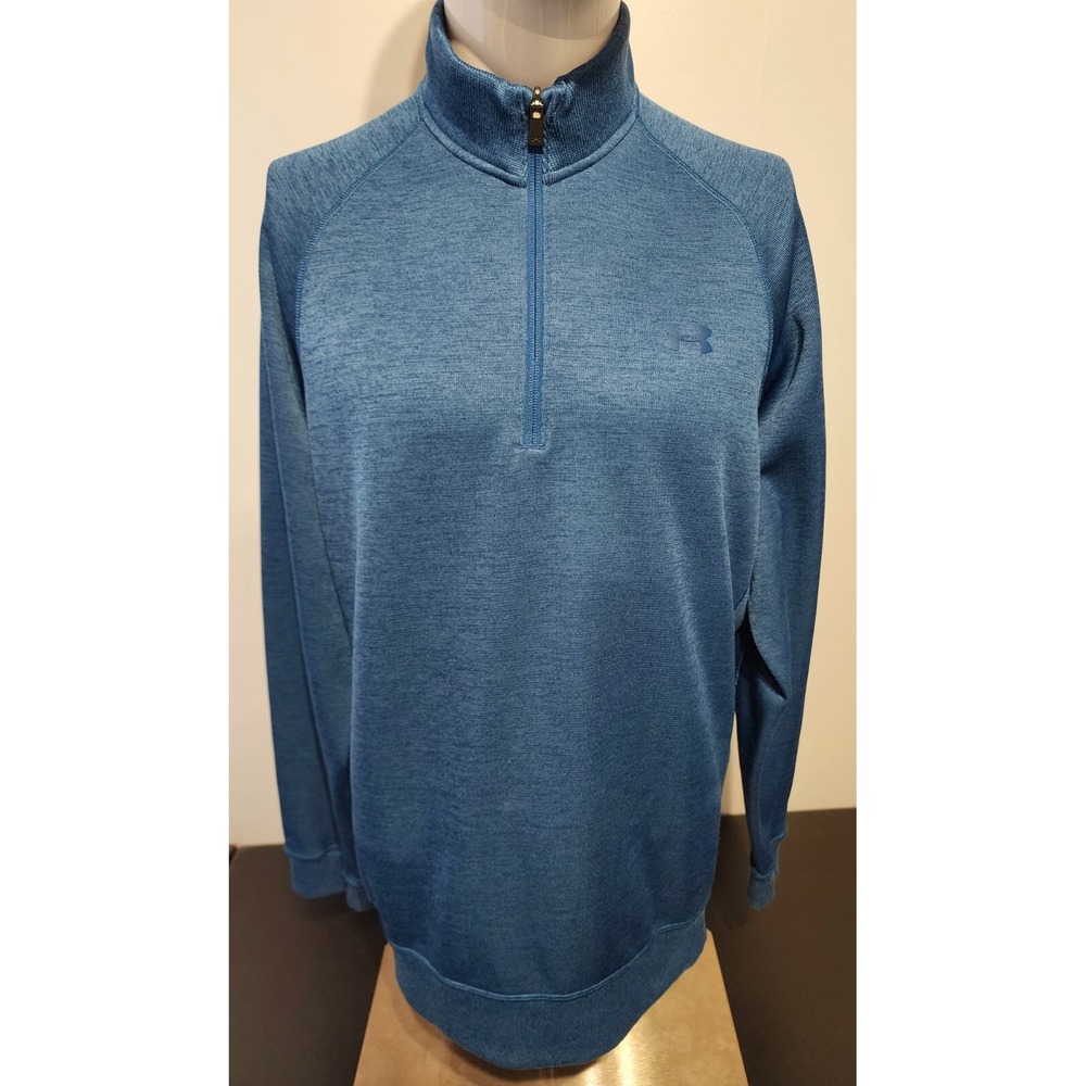 Under Armour 1/4 Zip Pullover Shirt Mens XL Athletic Sweater Jacket Coldgear